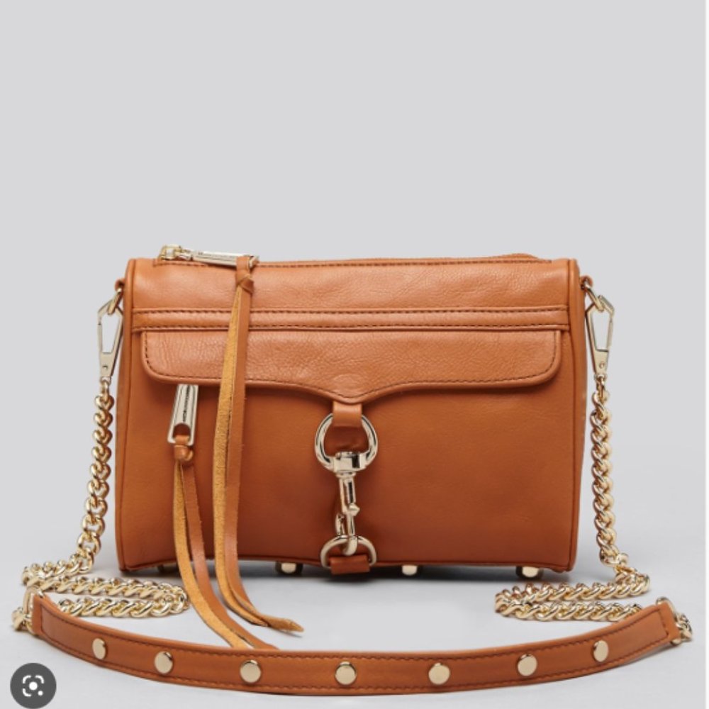 Rebecca Minkoff Crossbody Clutch Mini Mac in Brown
